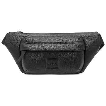 hugo τσαντακι μεσης new ethon hi_bumbag logo μαυρο