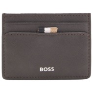 boss θηκη καρτων zair_card holder n. καφε