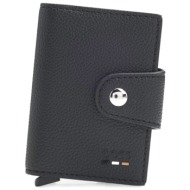boss θηκη καρτων small leather gift sets μαυρο
