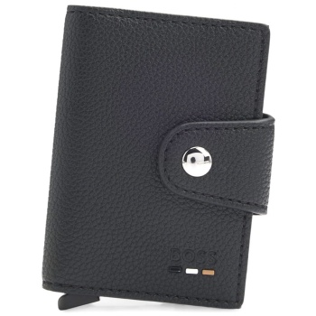 boss θηκη καρτων small leather gift sets μαυρο