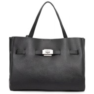 dkny τσαντα ωμου bryar satchels logo μαυρο