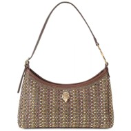 kurt geiger τσαντακι ωμου fabric kurt sling πολυχρωμα στρας mπρονζε