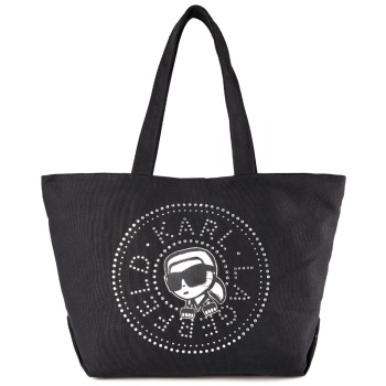 karl lagerfeld τσαντα ωμου ikon circle rh shopper logo