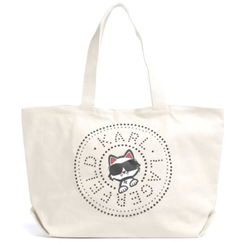 karl lagerfeld τσαντα ωμου circle choup rh shopper logo
