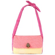 kurt geiger τσαντα ωμου κensington knot shoulder αναγλυφα σχεδια logo πολυχρωμο