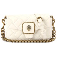 kurt geiger τσαντακι crossbody/ωμου μινι pimlico bag st καπιτονε αλυσιδα logo mπεζ