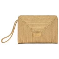 castaner tσαντακι ball crossbody/ωμου αναγλυφη πλεξη χρυσο