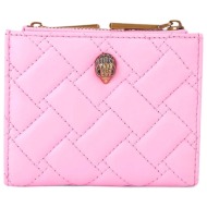 kurt geiger πορτοφολι mini purse kensington καπιτονε logo ροζ