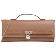 michael kors τσαντα crossbody/ωμου ηαμιlton moderne αλυσδα metaλλικο logo ταμπα