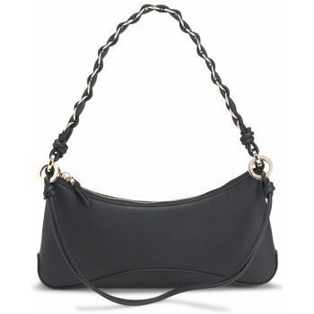hugo τσαντα ωμου ilary_shoulder bag logo μαυρο