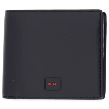 hugo πορτοφολι ethon_4cc coin logo μαυρο