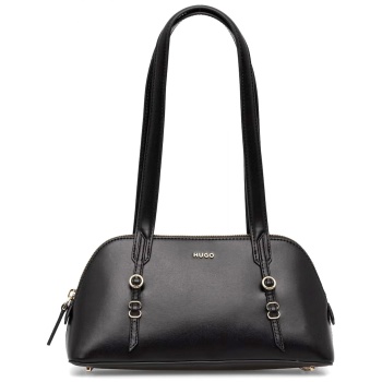 hugo τσαντα ωμου syndra_duffle logo μαυρο