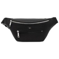 boss τσαντακι μεσης all over logo ray_mp_beltbag μαυρο