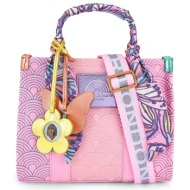 kurt geiger τσαντa crossbody/ωμου small southbank tote σχεδια ιμαντας logo poz/πολυχρωμο
