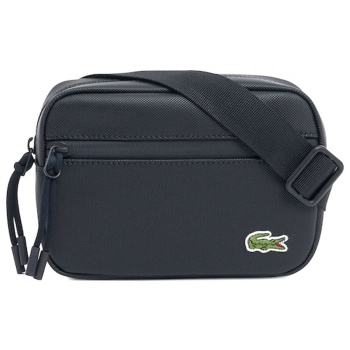 lacoste τσαντακι reporter bag μαυρο