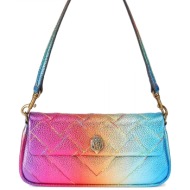 kurt geiger τσαντακι crossbody/ωμου pickle shoulder bag metaλλικα χρωματα logo πολυχρωμο