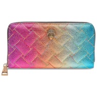 kurt geiger πορτοφολι kensington zip around w μεtaλλικα χρωματα logo πολυχρωμο