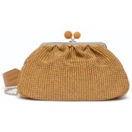 max mara weekend τσαντα ωμου/crossbody wkafortuna ανοιχτο καφε