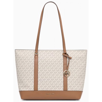 michael kors τσαντα shopping bag ωμου andie all over logo σε προσφορά