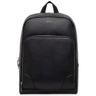 hugo τσαντα backpack go-bag logo μεταλλικο μαυρο