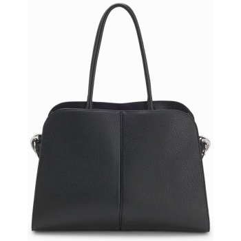 boss τσαντα ωμου clarice tote logo μαυρο