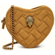 kurt geiger τσαντακι crossbody kensington heart x body kaπιτονε αλυσιδα logo ταμπα