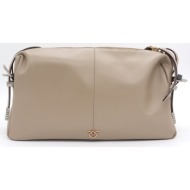 pinko τσαντα 24 classic vitello new biker γκρι