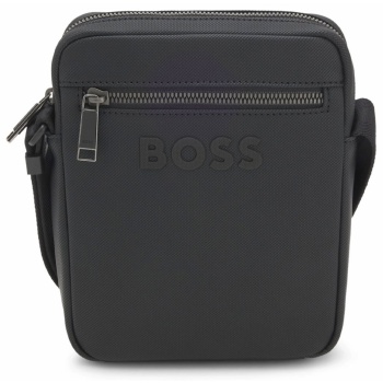 boss τσαντακι crossbody catch 3.0_p_ns zip μαυρο