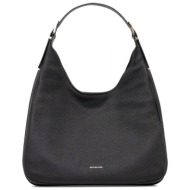 michael kors τσαντα ωμου nolita logo μαυρο