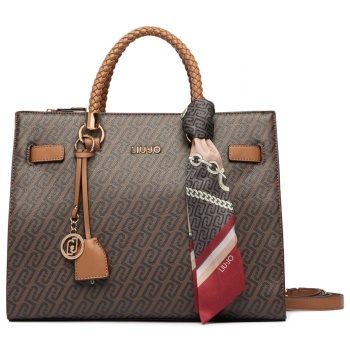 liu-jo τσαντα χειροσ/crossbody αποσπωμενο φουλαρι logo