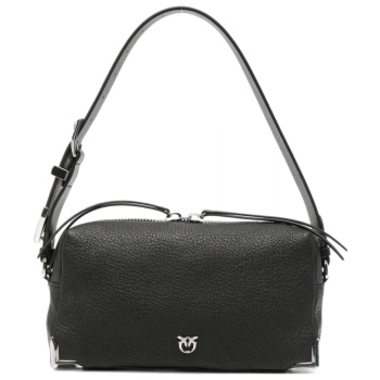 pinko τσαντα bauletto trittico sheep big grain μαυρο