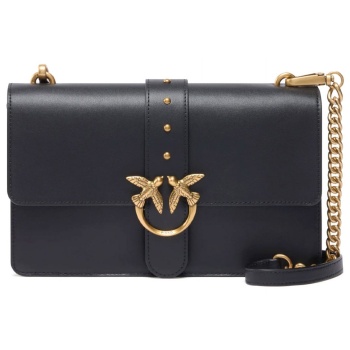 pinko τσαντα love one classic st. small b. vitello seta