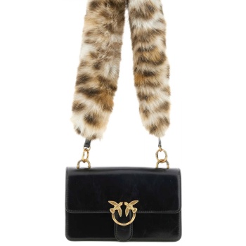 pinko τσαντα love one mn lght macula imit.fur vit. polished