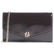 boss τσαντα crossbody/φακελος beyond clutch p logo μεταλλικο σκουρο καφε