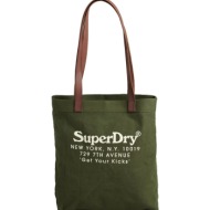 τσάντα ώμου shopper vintage graphic superdry