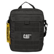 cat 84036-80 τσαντακι ωμου black
