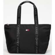 τσάντα tommy jeans ess daily tote black 25 l