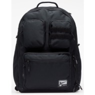 nike utility power backpack - 2.0 black/ black/ white 33 l