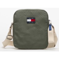τσάντα tommy jeans retro cool reporter bag green 2 l