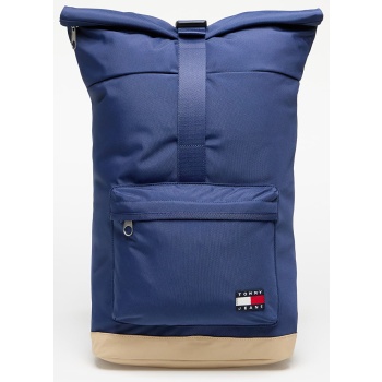 tommy jeans essential daily rolltop backpack blue universal σε προσφορά