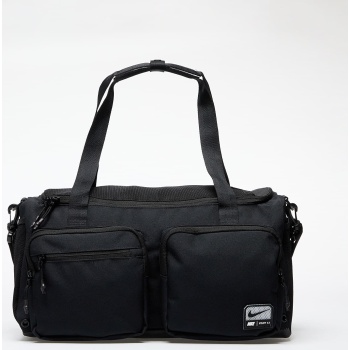 nike utility power 2.0 duffel bag black/ black/ white 31 l σε προσφορά