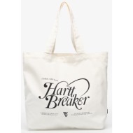 τσάντα carhartt wip canvas graphic tote large harttbreaker print/ wax 32 l