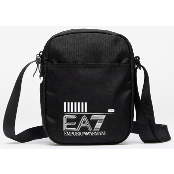 τσάντα ea7 emporio armani man`s pouch bag black/ white logo σε προσφορά
