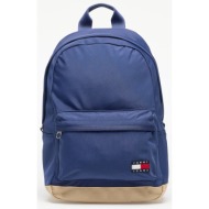 τσάντες πλάτης tommy jeans essential daily dome backpack blue universal