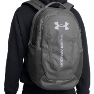 τσάντες πλάτης under armour hustle 6.0 backpack castlerock/ steel universal