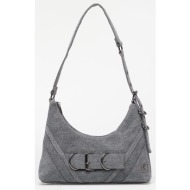 τσάντα karl kani og kani denim shoulder bag grey universal