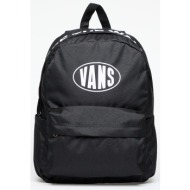 τσάντες πλάτης vans old skool backpack black/ white universal
