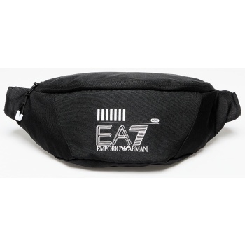 ea7 emporio armani unisex sling bag black/ white logo σε προσφορά