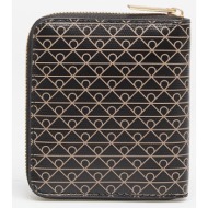 calvin klein emblem aop square zip around black universal