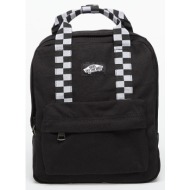 vans low key mini backpack black/ white universal